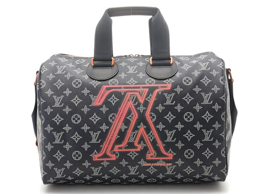 LOUIS VUITTON Speedy Bandouliere 2way Shoulder Bag Monogram Ink Canvas